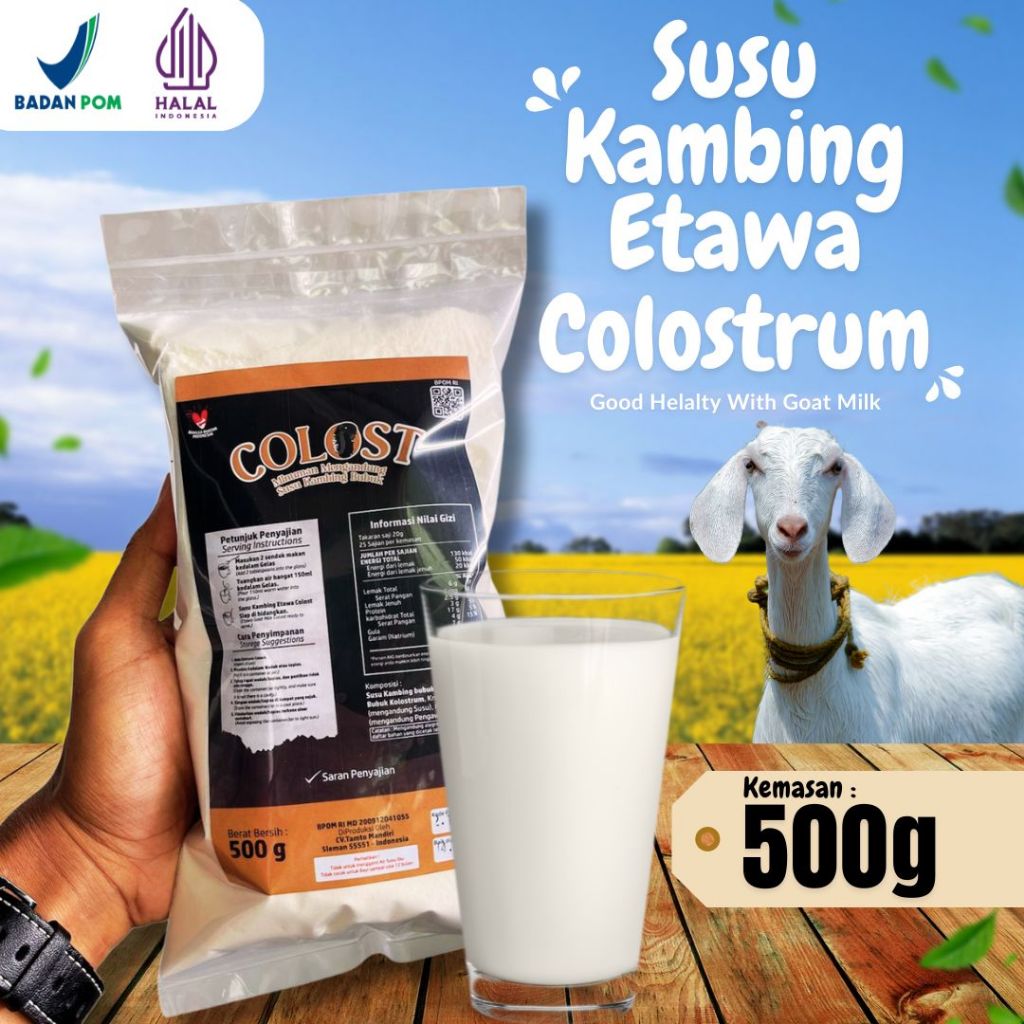

Susu Kambing Etawa Kolostrum - COLOST 500g