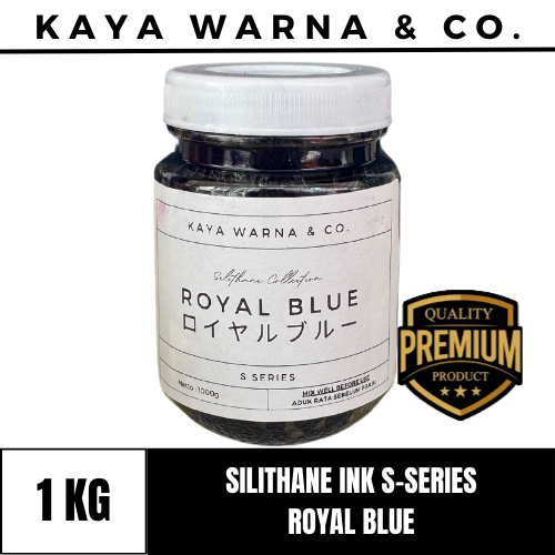 

Tinta Sablon Silikon Ink ROYAL BLUE KAYA WARNA & CO.
