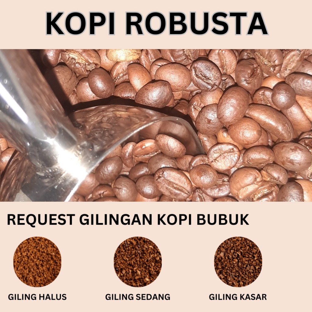 

Kopi Robusta Temanggung 100 gram | Biji / Bubuk Kopi Full Robusta Temanggung