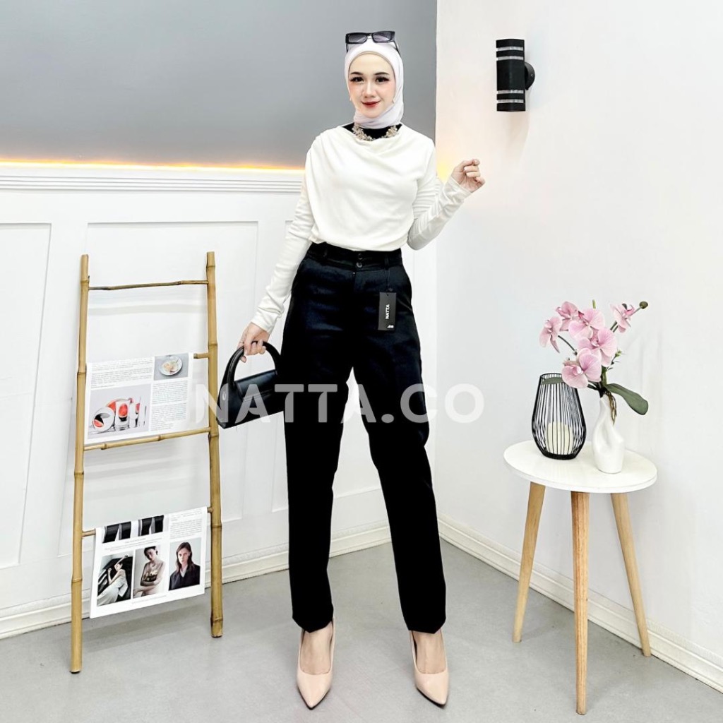 Celana Kerja Kantor Wanita Celana Bahan Formal Kerja Wanita Slimfit