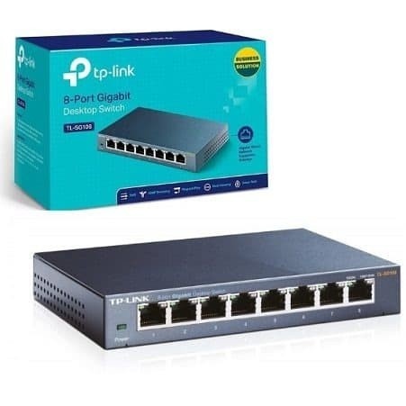 TPLink TL-SG108 8-Port Gigabit Desktop Switch