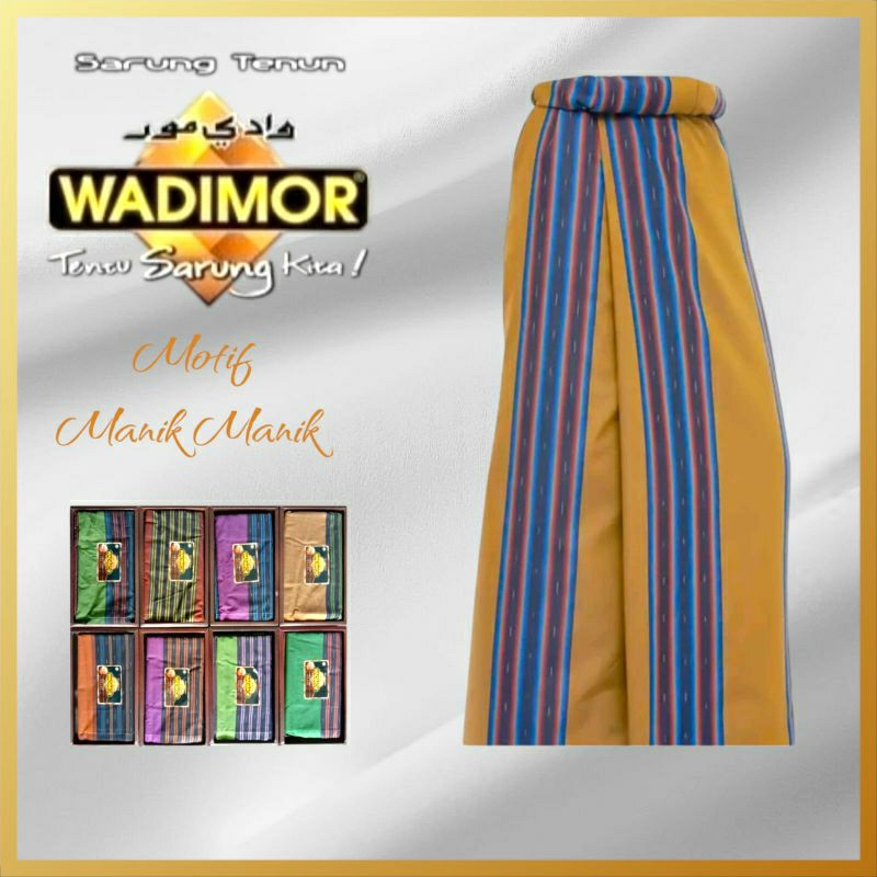 Sarung wadimor motif manik-manik