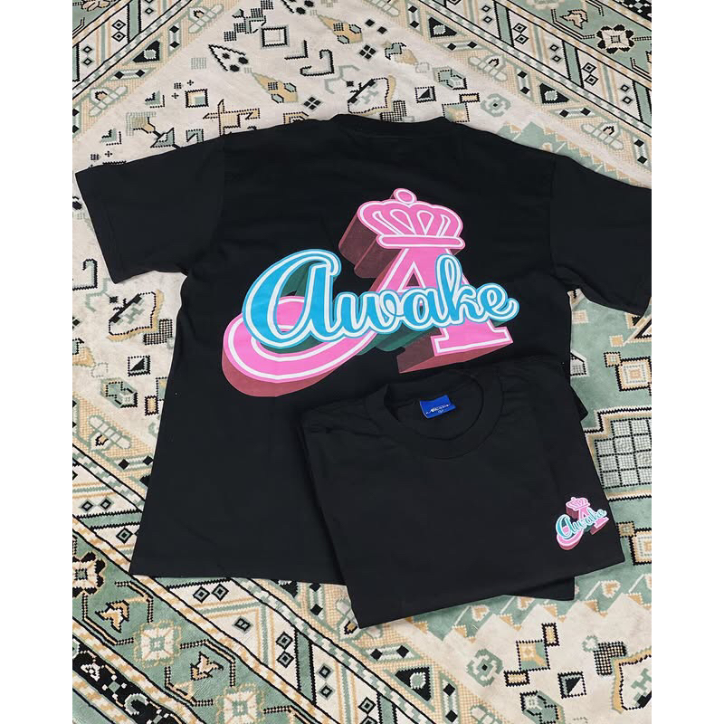 Awake NY crown A tee black