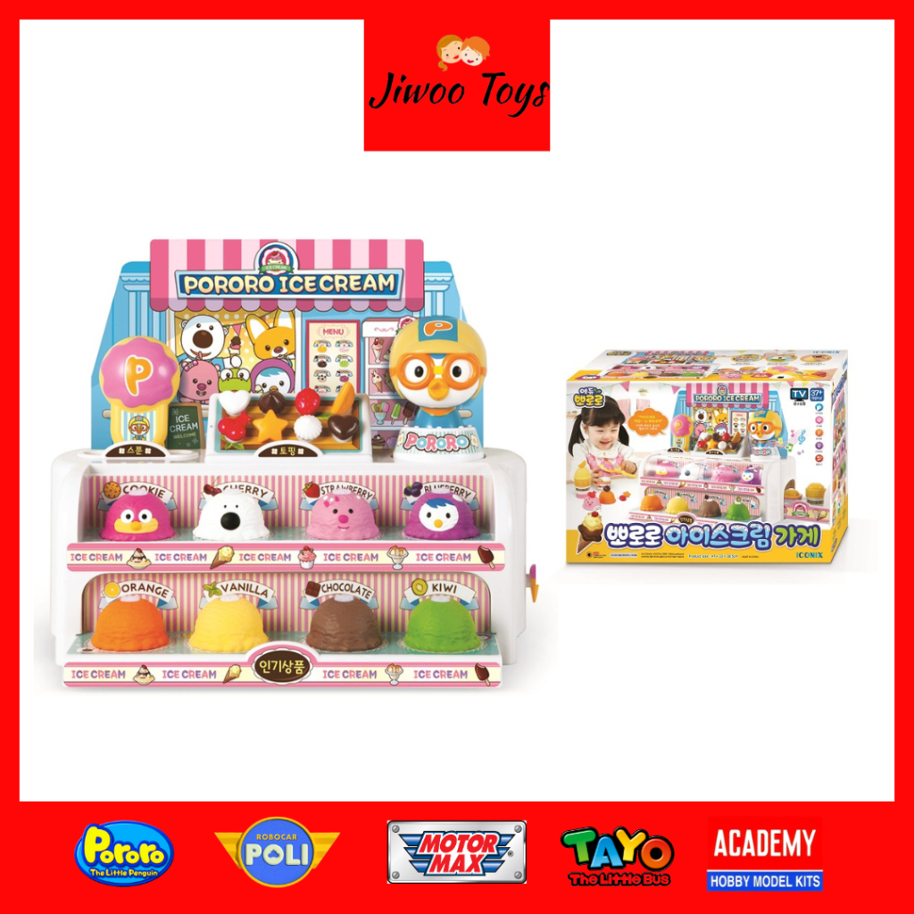 Iconix Pororo Ice Cream Store PRT 116001 Mainan Pororo Ice Cream