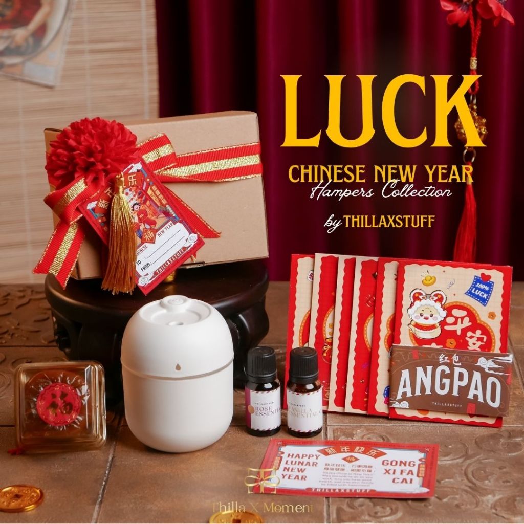 

[ LUCK ] HAMPERS IMLEK 2025 | HAMPERS CNY 2025 | HUMIDIFIER HAMPERS CHINESE NEW YEAR GIFT BOX | GIFT CHINESSE NEW YEAR | KADO IMLEK 2025 |