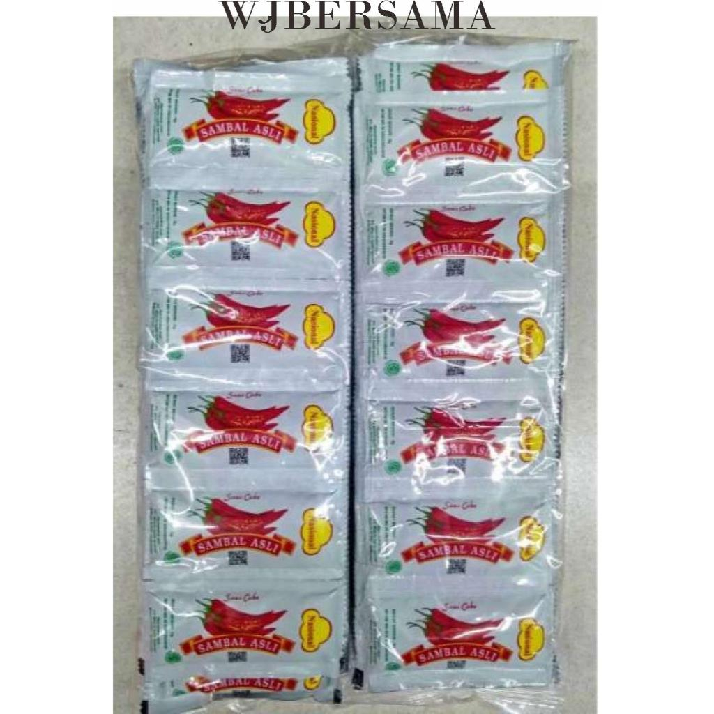 

SAMBAL NASIONAL STICK 9GR / NASIONAL SAMBAL ASLI SACHET CABE / SAMBAL SACHET NASIONAL 1 PAK (isi 24 sachet - 9 gram)