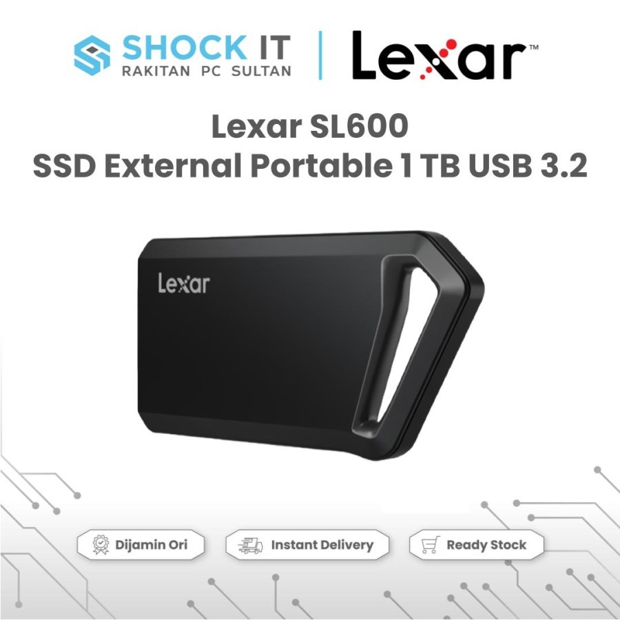 Lexar SL600 SSD External Portable USB-C 3.2 Gen 2x2 Up to 2000MB/s - 1TB