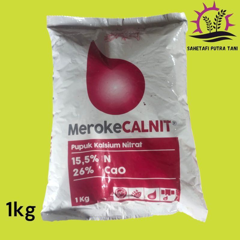 PUPUK MEROKE CALNIT 1 KG Pupuk Calsium Nitrat Bisa Bayar Ditempat/COD