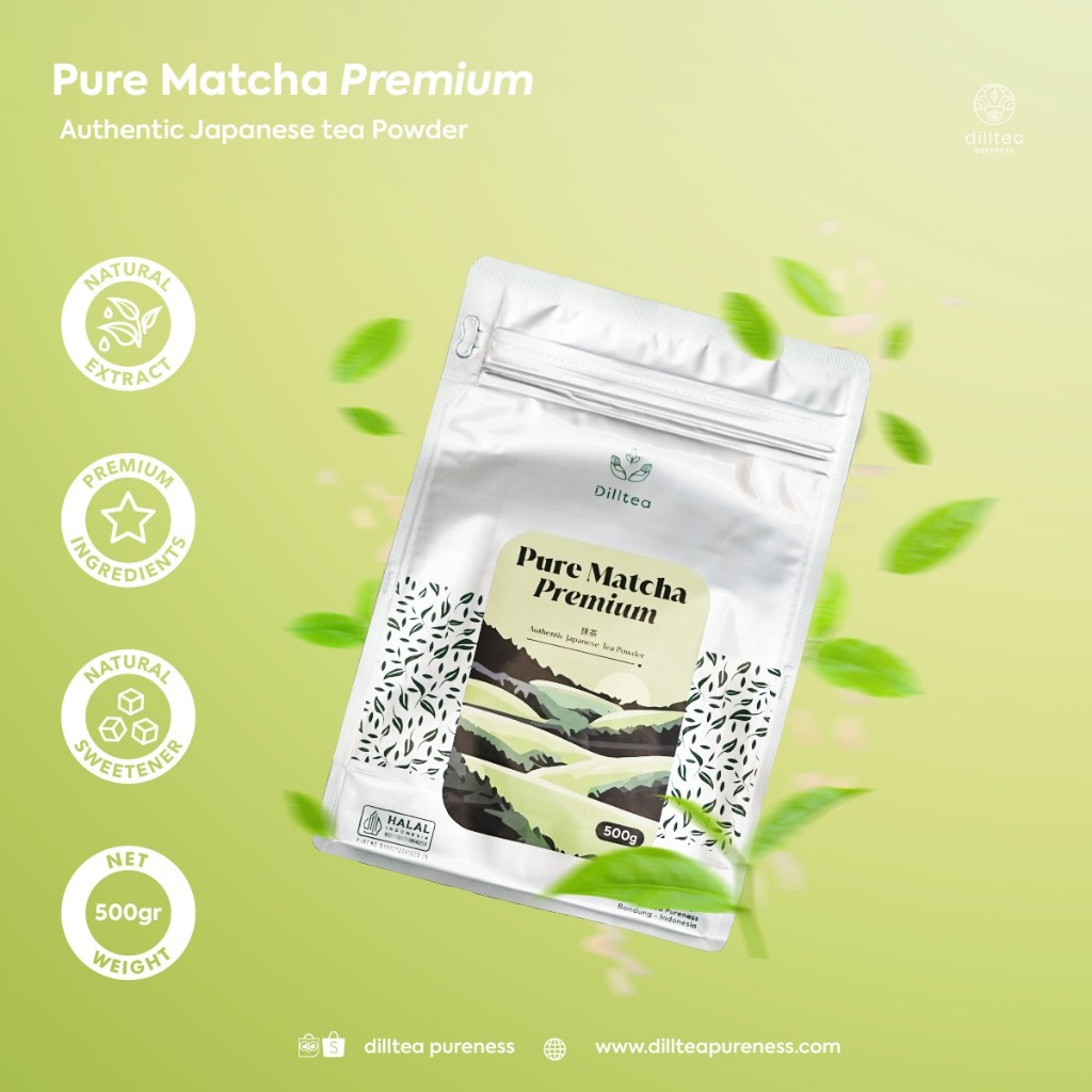 

DILLTEA - PURE MATCHA PREMIUM Import Japan 500gram