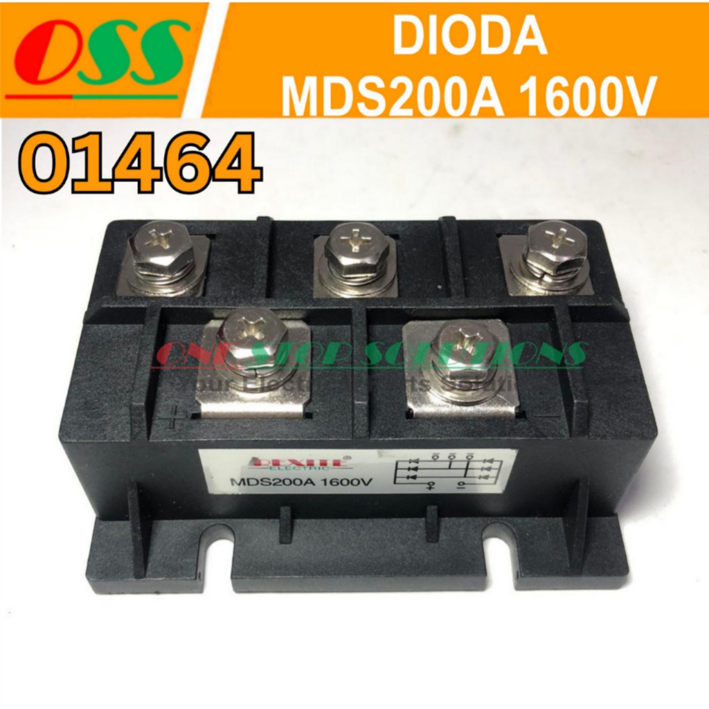 DIODA BRIDGE MDS 200A 1600V 3 PHASE