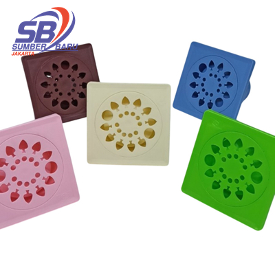 SB Saringan Got Kamar Mandi PVC Plastik TEBAL YTH Putih Biru Hijau Pink Merah Maroon Floor Drain Pla