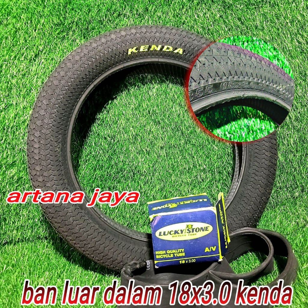 ban sepeda BMX 18x3.0 kenda luar dalam ban sepeda bmx jumbo 18 in