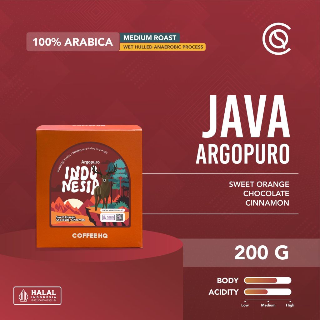 

COFFEEHQ EAST JAVA Argopuro 200gr