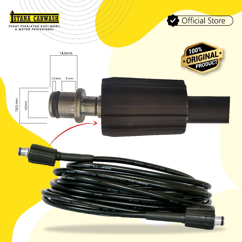 Ikame Selang Jet Cleaner / Ikame Selang High Pressure Washer