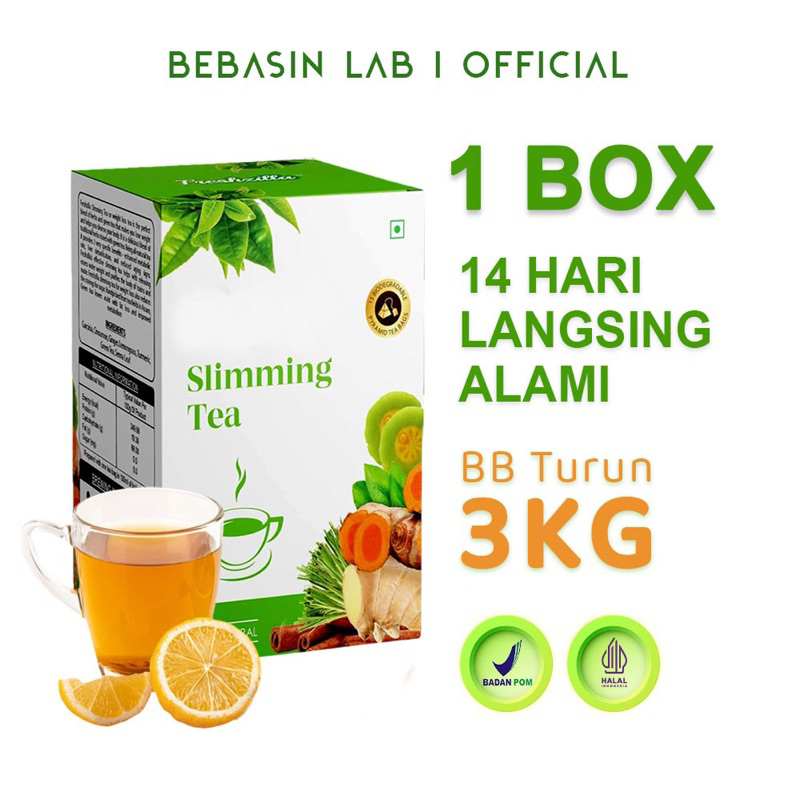 

Bebasin Super Slimming Tea - 1 BOX. Teh Pelangsing untuk Detox Tubuh dan Penurunan Berat Badan