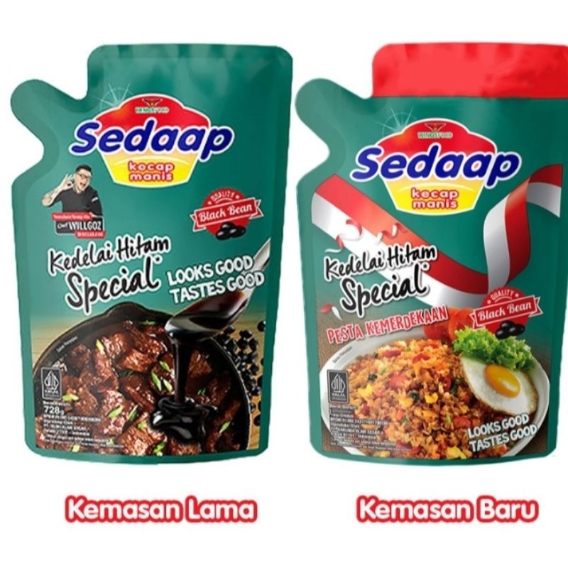 

Sedaap Kecap Manis Kedelai Hitam Special Refill 520 ml