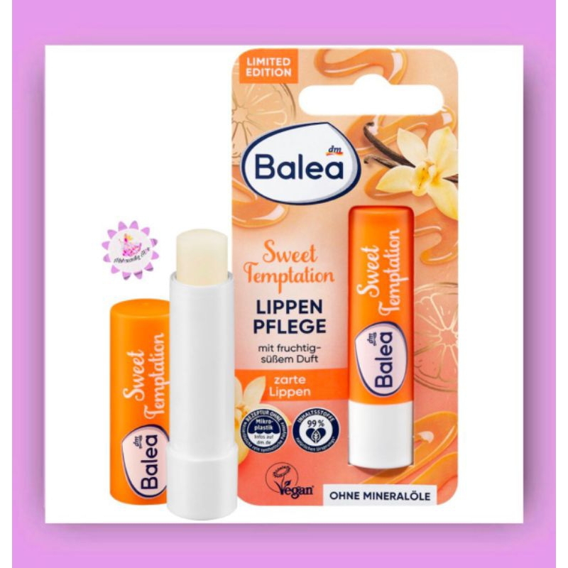 Balea lippenpfliege Sweet Temptation /lip care/lip balm original Jerman 4,8g