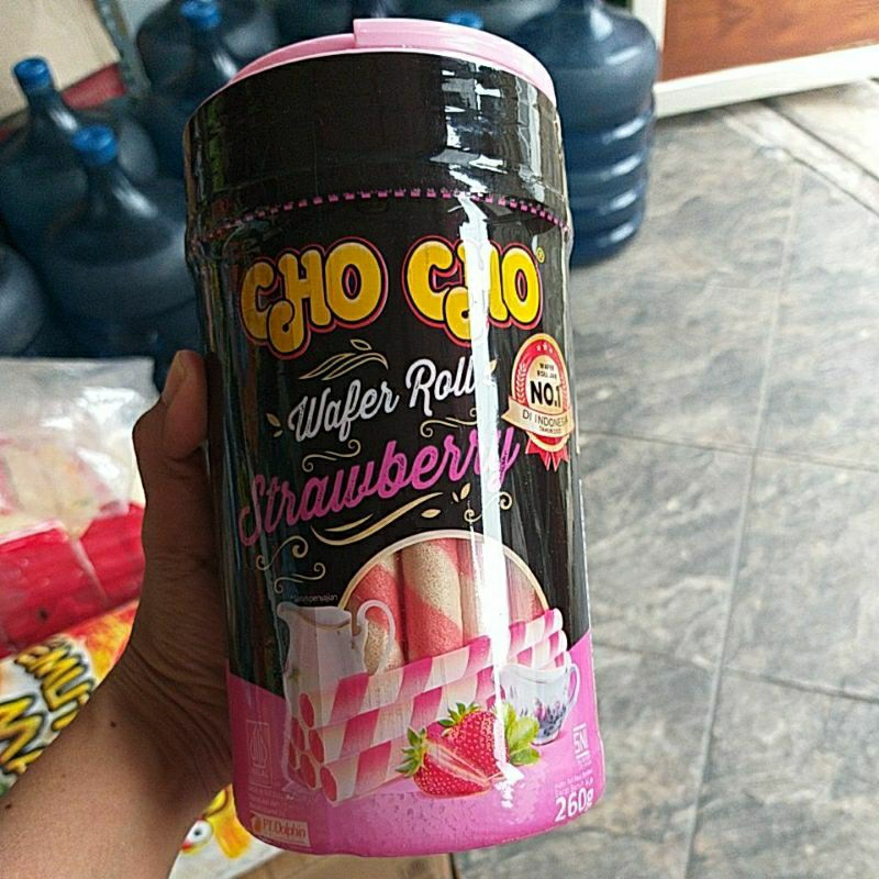 

Wafer Roll ChoCho Rasa Strawberry 260gr