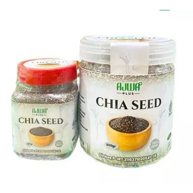 

CHIA SEED AJWA PLUS (175GR/350GR) / CHIA SEEDS ORGANIK ORIGINAL