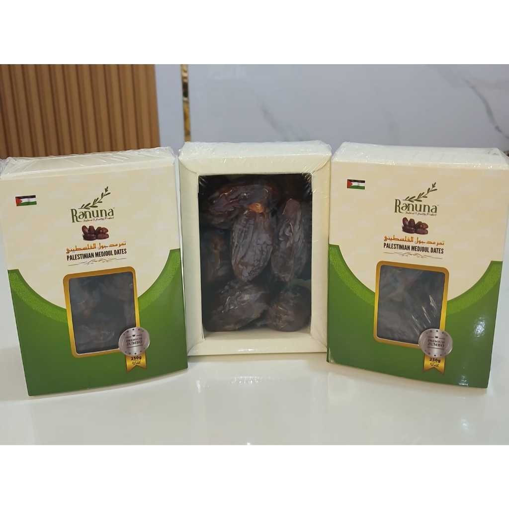 

RB Kurma Medjool Palestinian Jumbo Ranuna 250gr Premium