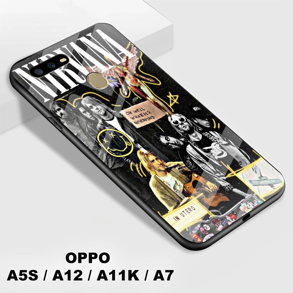 Softcase Kaca Kilau Oppo A5S / A12 / A7 / A11K - Softcase Kaca   Oppo A5S / A12 / A7 / A11K - Softca