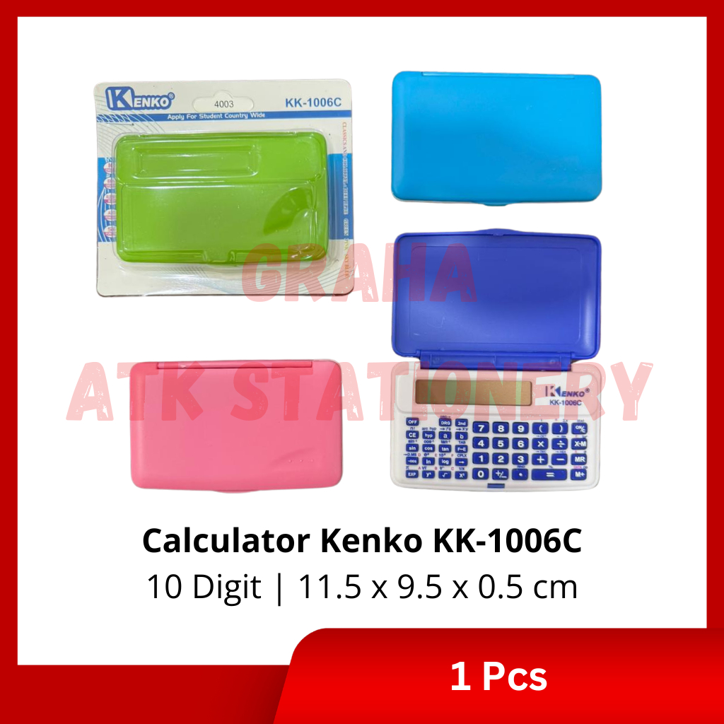 

[1 Pcs] Calculator Mini 10 Digit 1006C / Kalculator Mini 10 Digit 1006C