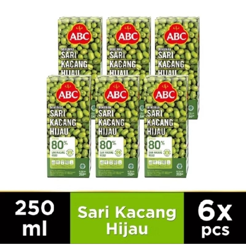 

ABC Minuman Sari Kacang Hijau 250 ml - 6 pcs