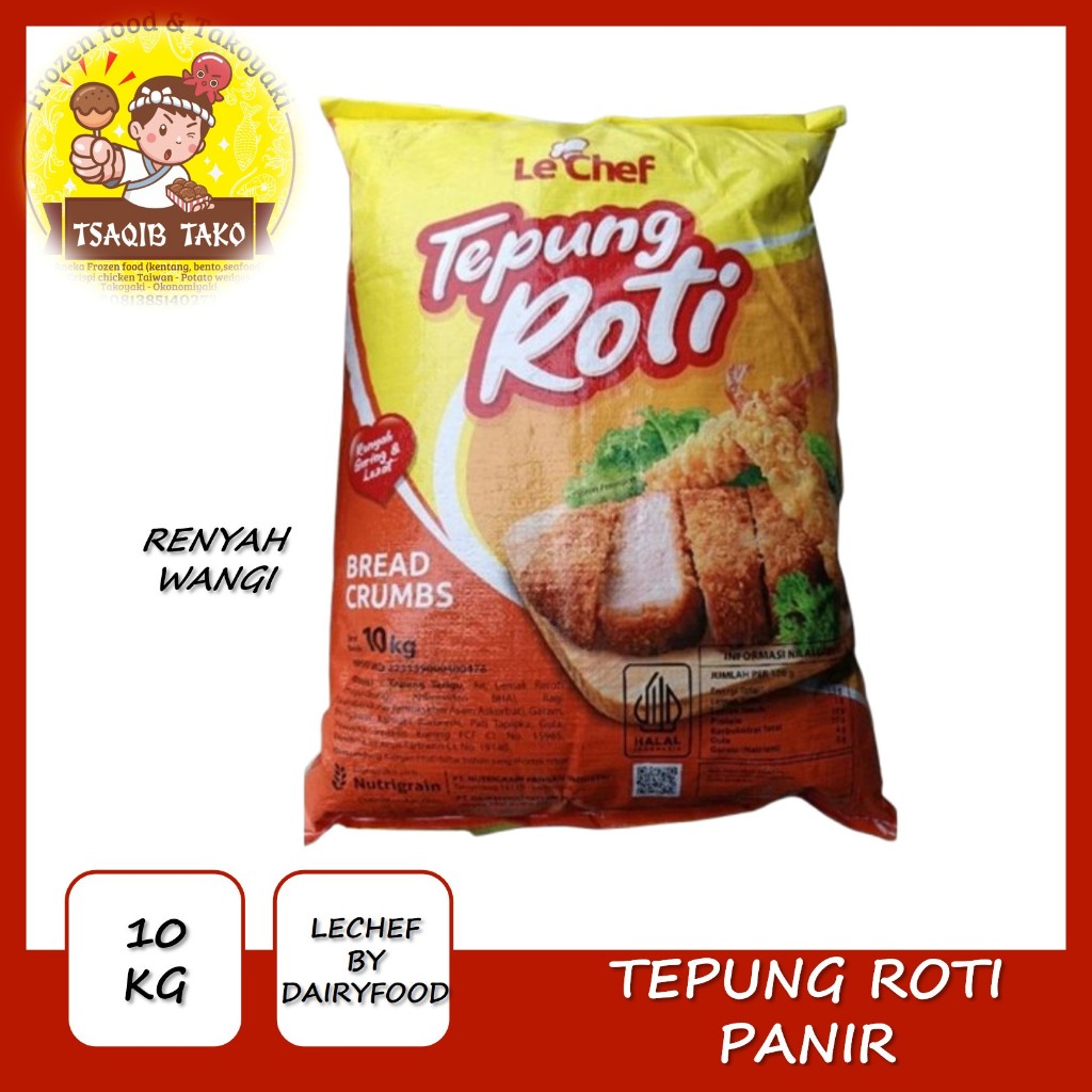

LeChef Tepung Roti Panir Renyah Wangi 10 KG