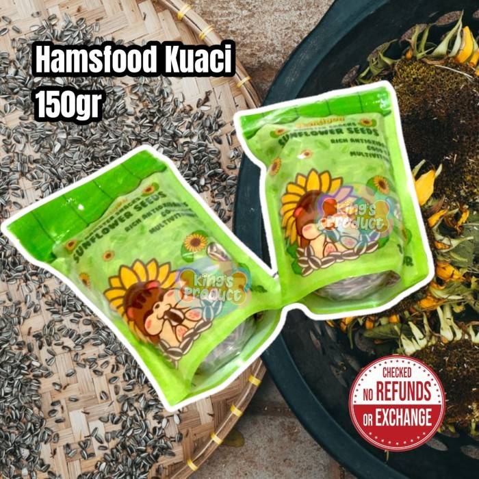 Hamster Snacks Sunflower Seeds 150g - HAMSFOOD SUNFLOWER SEED 150GR