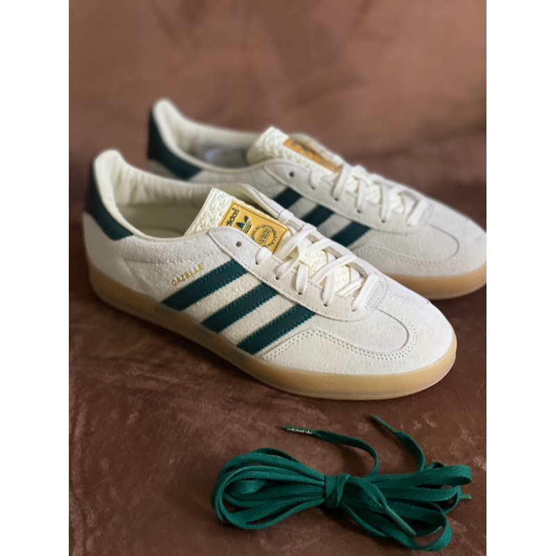 Adidas Gazelle Indoor White Green