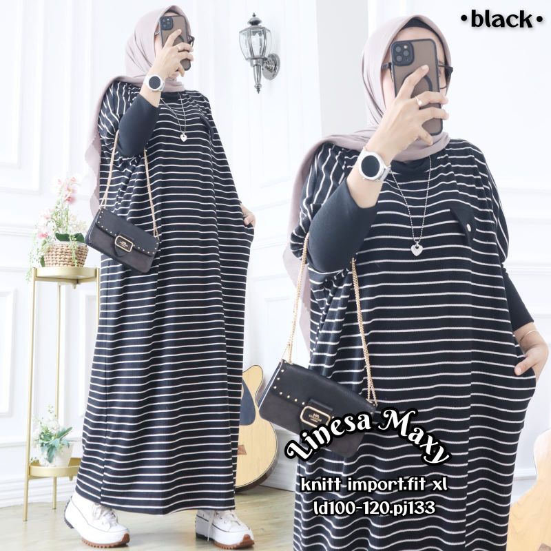 Midi kaos model kelelawar / alice long midi / verro long midi / dress batwing kaos / gamis kaos jumb