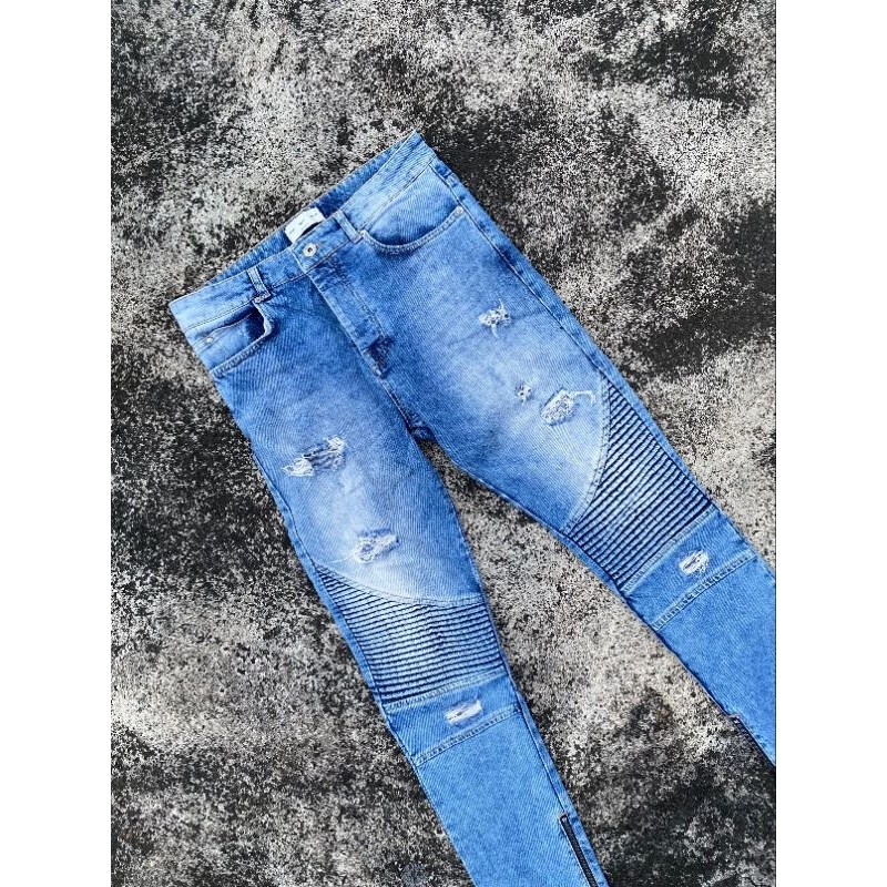 Biker jeans zara man