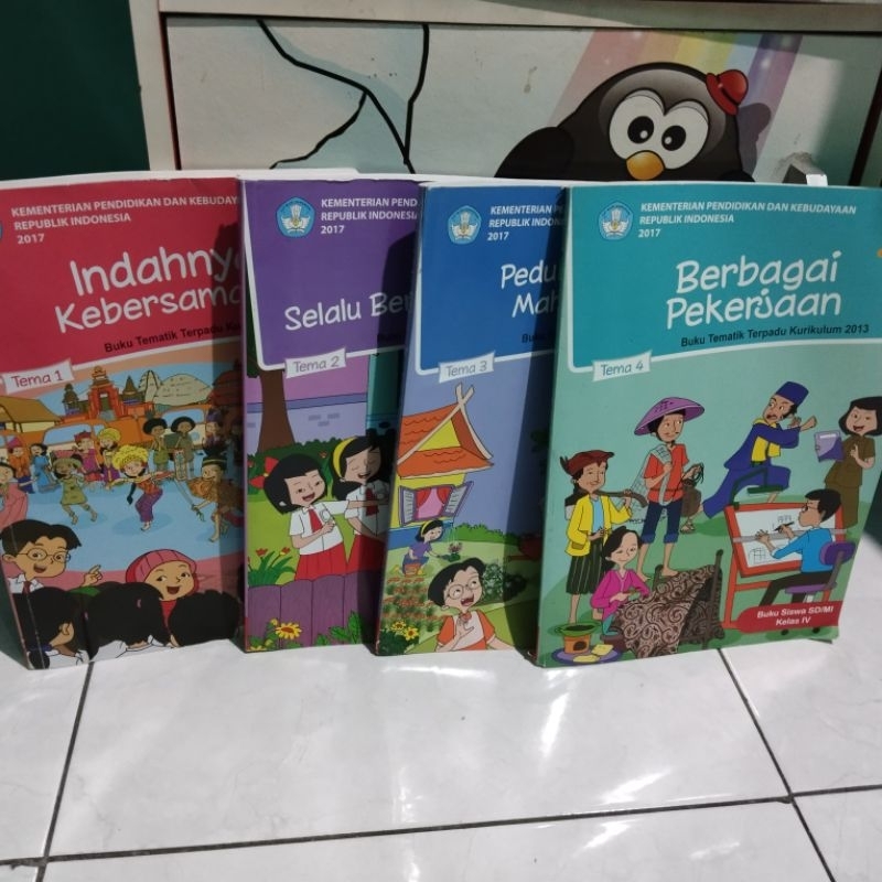 Buku Tematik tema 1-4 kelas 4 original