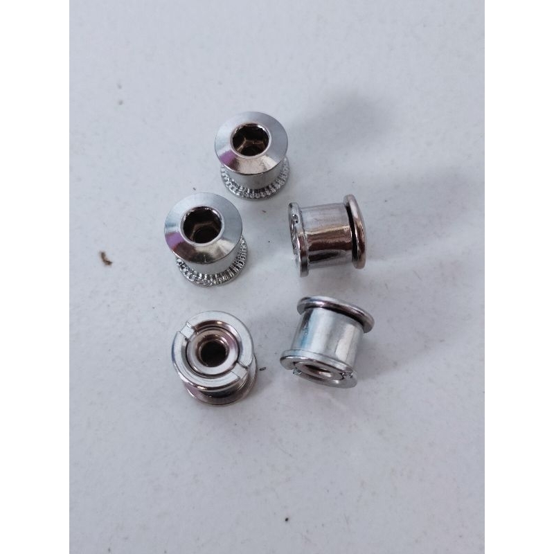 Baut gir gear depan sepeda double chainring bolts arm chain ring bold set mtb minion balap roadbike 