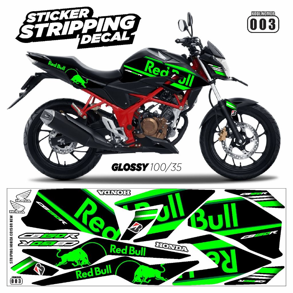 stiker motor honda cb150r new 2015 2018 striping honda cb 150 r decal cb