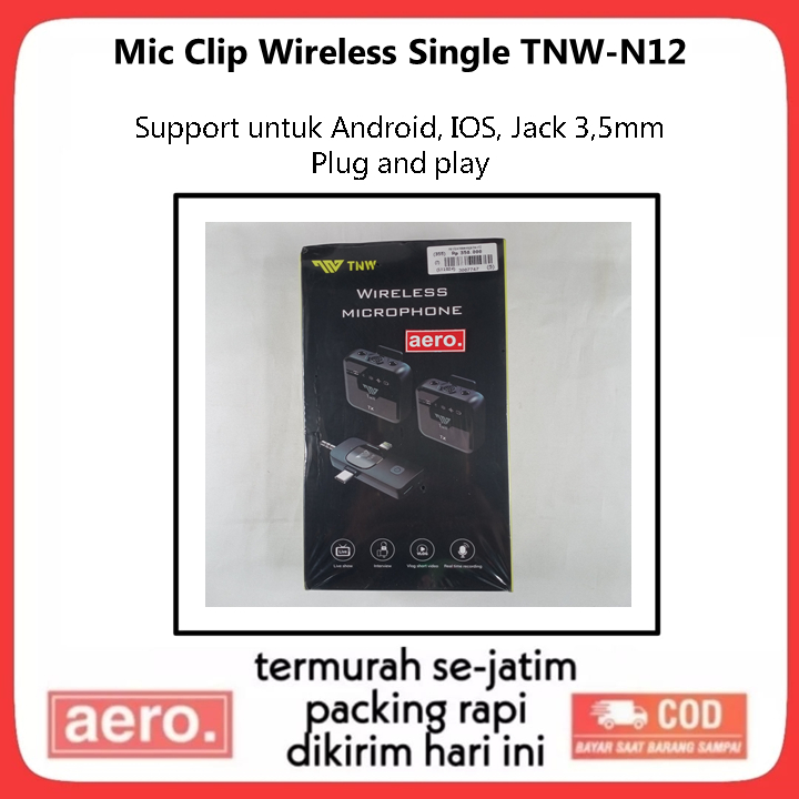 Mic Clip Wireless Single TNW-N12