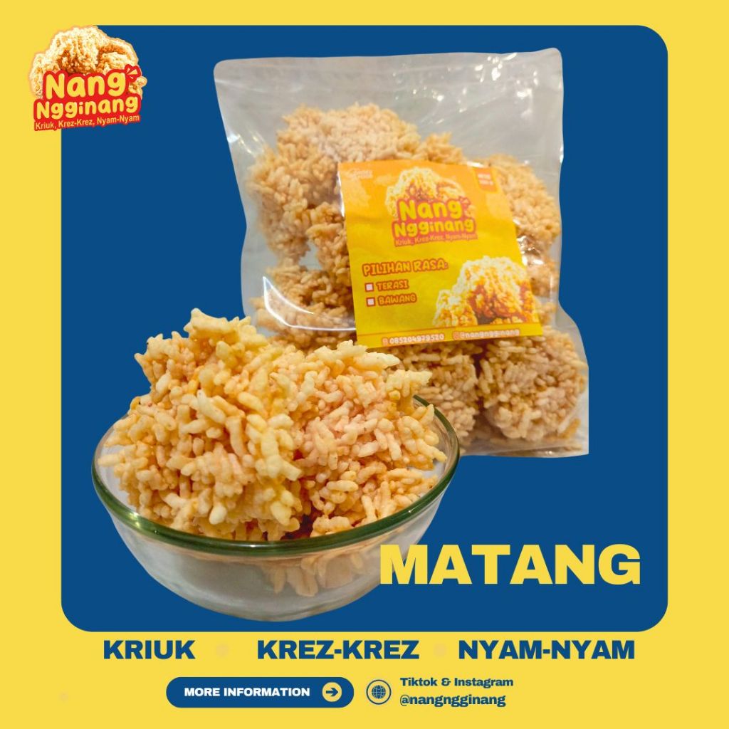 

Rengginang Matang Siap Lahap 250 Gram - NangNgginang