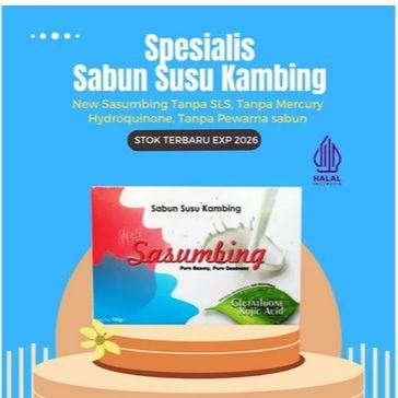 NEW SASUMBING Sabun susu kambing ORI / Sabun Halal dan BPOM / Sabun Batang ekonomi untuk Wajah dan B