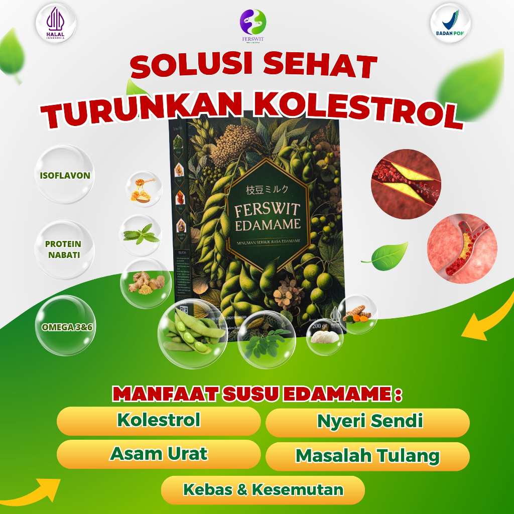 

Susu Diet Sehat Mengatasi Asam Urat, Kolesterol | Susu Bubuk Jepang Edamame