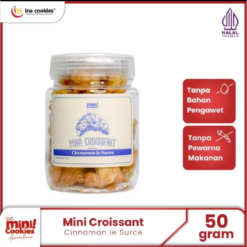 

Minicookies Croissant Cinamon Le Surce Inacookies