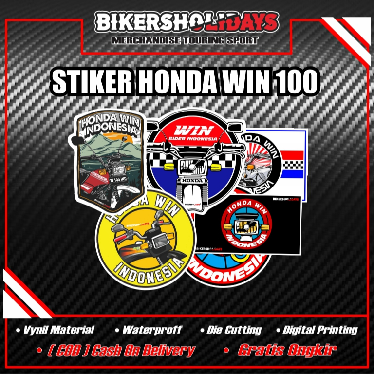 Honda Win 100/Stiker Honda Win 100 Indonesia