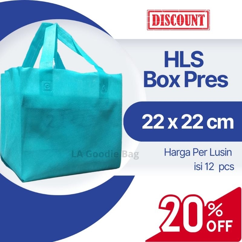 

(isi 12 PCS) Tas Spunbond MembentukTas Besek/ Box 22x22 - Harga Perlusin