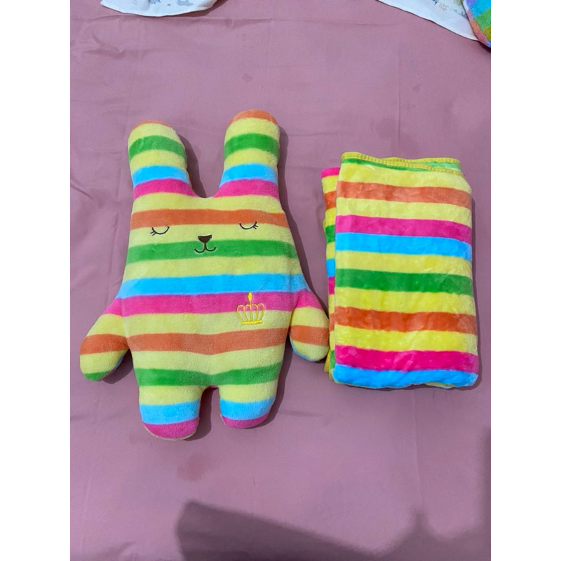 Balmut Craftholic rainbow Bantal Selimut anak single