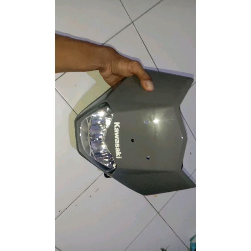 Headlamp Set Assembly Lampu Depan Lampu Utama Head Lamp Set Kawasaki KLX 150 SM Fullset bracket, spe