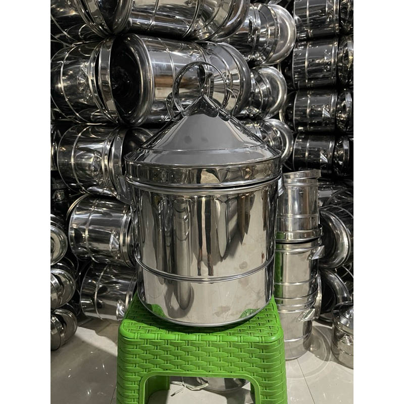 Sablukan Dandang nasi 2 kg 3 kg 4kg 5kg bahan stainless tebal