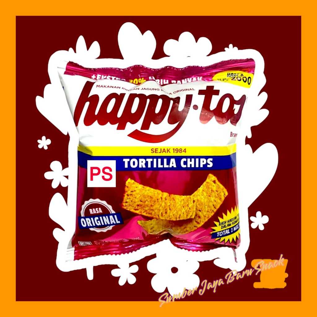 

Happy Tos Tortilla Chips | Isi 10 @ 25 g