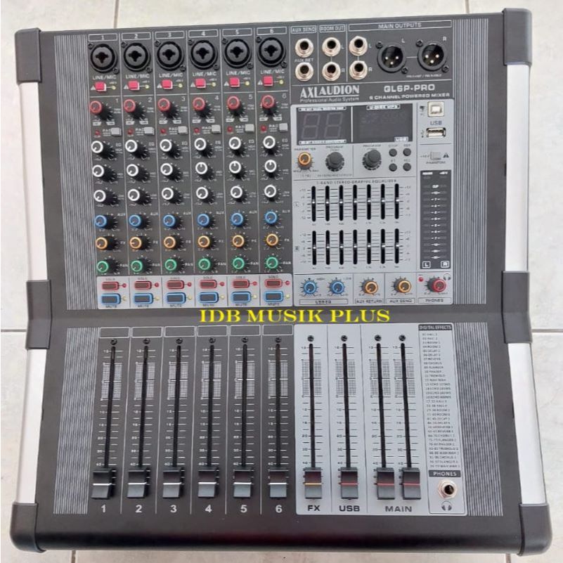 Power Mixer 6 Ch Axl Audion GL6P PRO GL 6P PRO Original