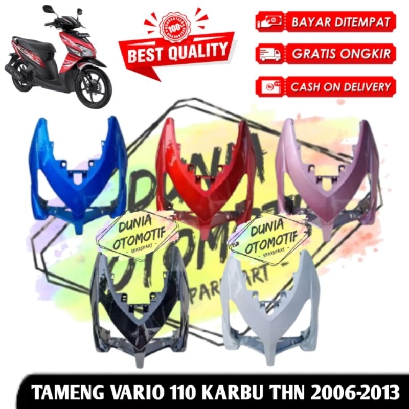 COVER TAMENG DEPAN VARIO 110 KARBU TAHUN 2006-2013 / TAMENG VARIO CW 110 KARBU