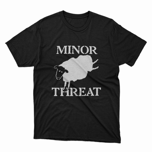 KAOS BAND HARDCORE MINOR THREAT - MINOR THREAT - BAJU TSHIRT MINOR THREAT