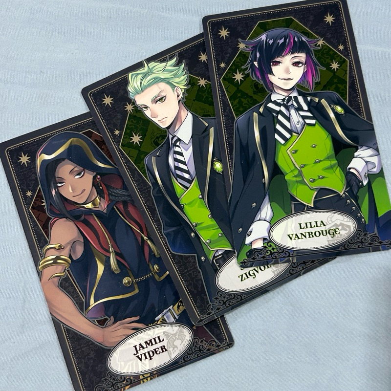 Twisted Wonderland OFFICIAL Tarot cards Sebek Lilia Jamil